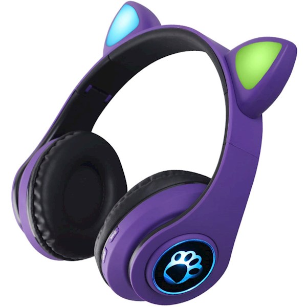 ყურსასმენი Cat Ear CXT-B39 Mix Color Wireless Bletooth Earphone Purple